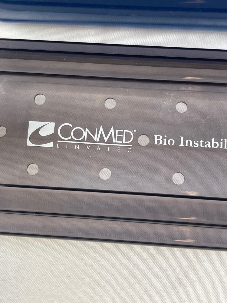 ConMed Linvatec C6178 Bio Instability Instrument Set Sterilization Case & Lid