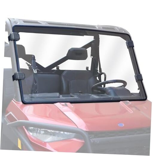 Full Front Windshield Compatible with Polaris Ranger XP 1000 Full Windshield