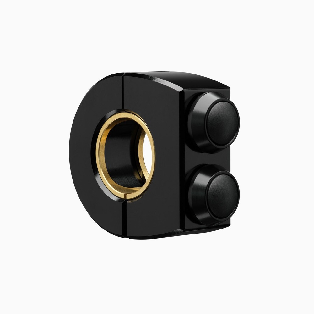 Motogadget mo.switch Plain, 2-Button, Black, Suits both 7/8" & 1" Handlebars