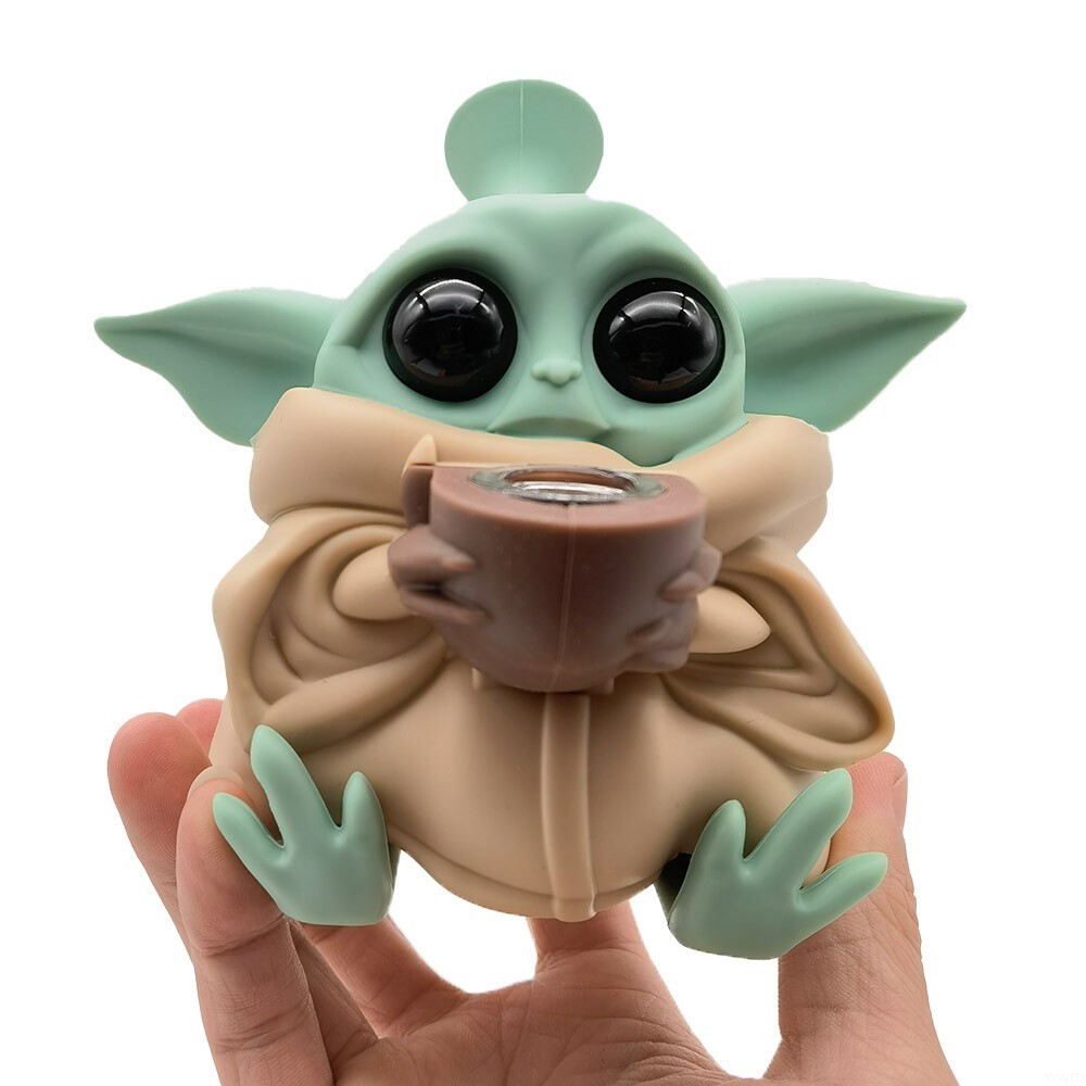 Random Blind Box Hookah Silicone & Glass Smoking Water Pipe Bong with Bowl USA