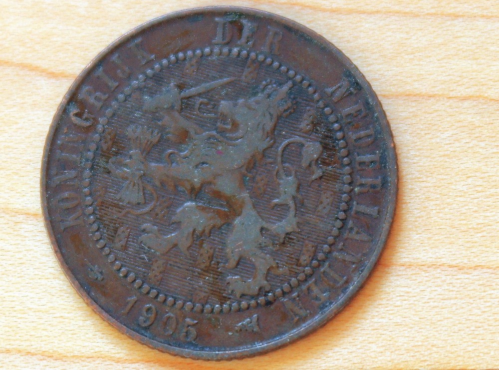 1905 Netherlands 2 1/2 Cents