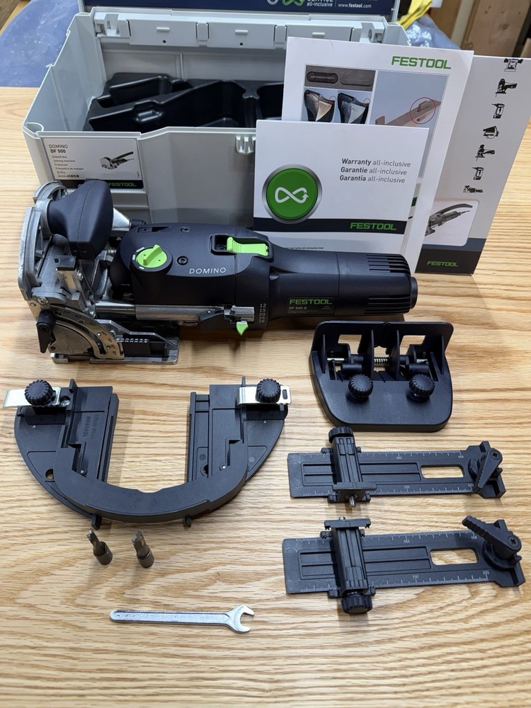 Festool DF500 Domino MINT with 2 Cutters