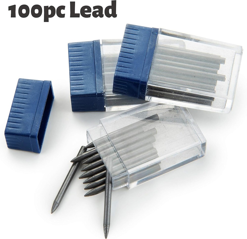 Mr. Pen- 100pcs 2mm Graphite Compass Leads for Drawing Circles, Geometry & Draft