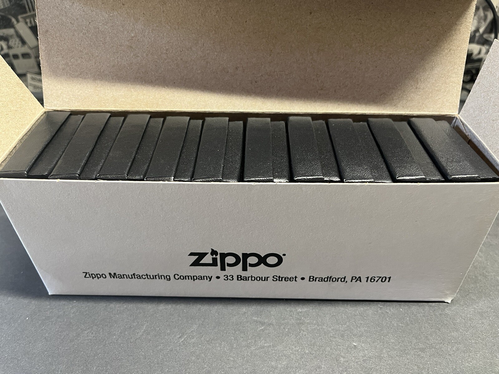 LOT OF 10 SET ZIPPO LIGHTER EMPTY BOX WITH WARRANTY, BOX ONLY