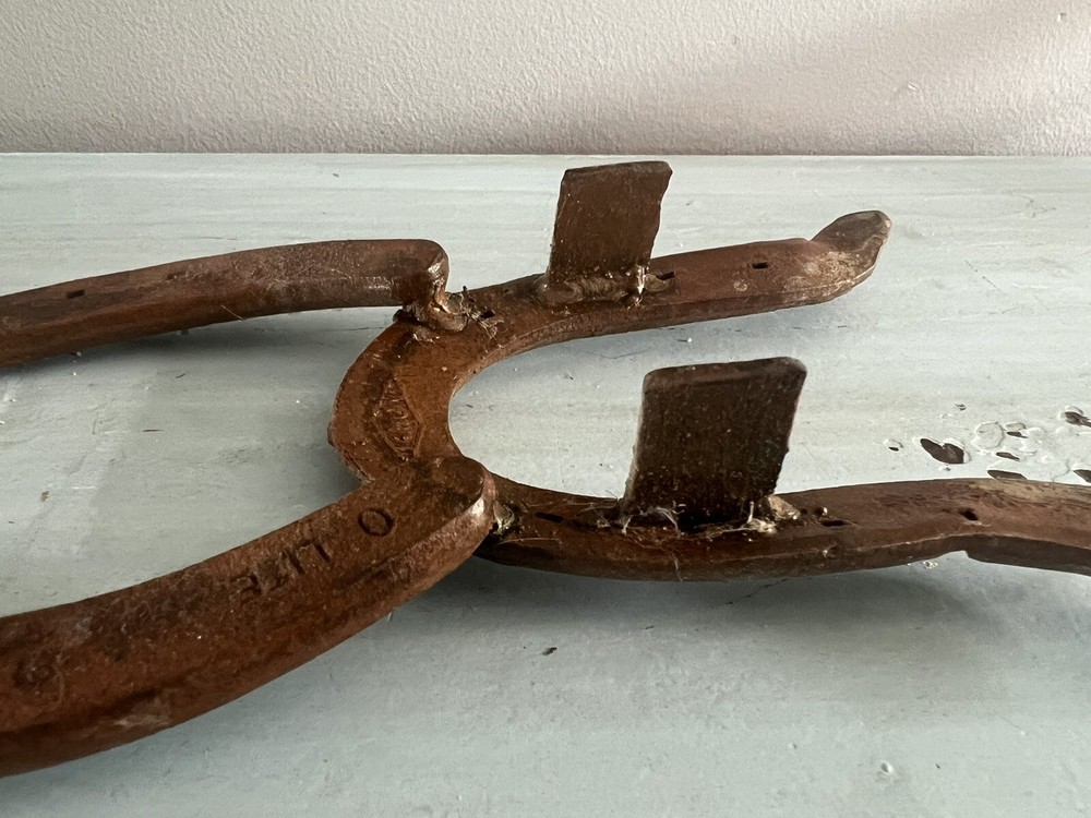Rustic 3 Horseshoe Wall Decoration. Diamond O-lite