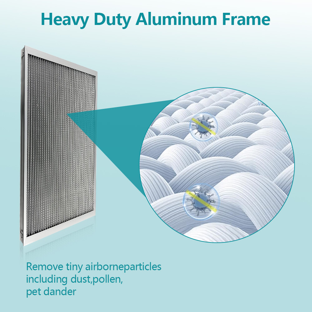 14x16x1 Permanent Air Filter MERV9 Washable & Reusable Electrostatic Air Filter