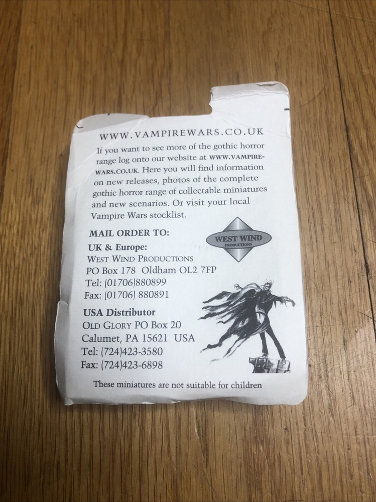 Vampire Wars GHM-10 German Archeologist