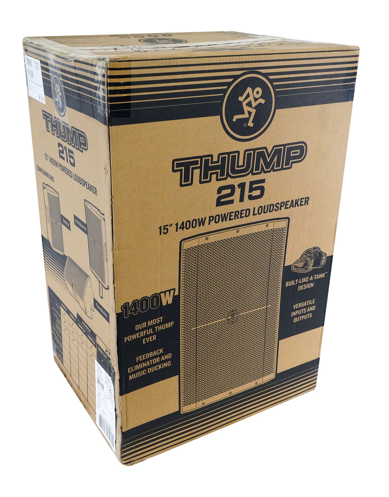 (2) Mackie Thump215 15" 1400 Watt Powered Active DJ PA Speakers Thump 215