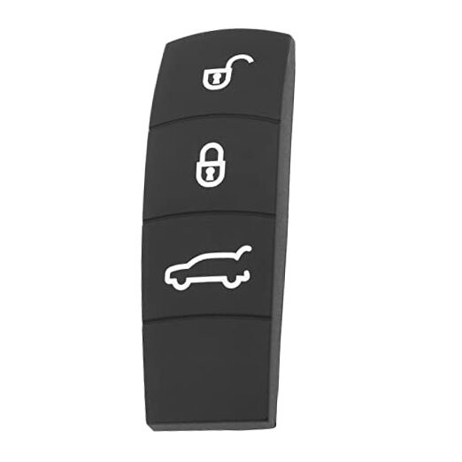 Car 3-Button Remote Key Rubber Pad Compatible with Cayenne/Macan Auto Remote
