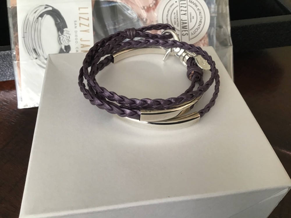 NWT Lizzy James Sterling Silver Mini Harmony Bracelet size Medium 