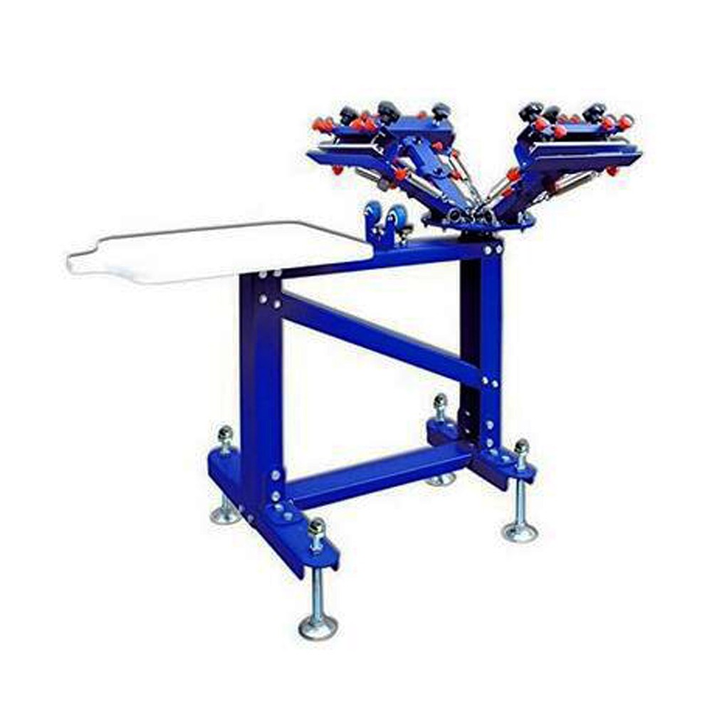 TECHTONGDA®4 Color Micro-Registrate Screen Printing Machine 1Station Single-Rote