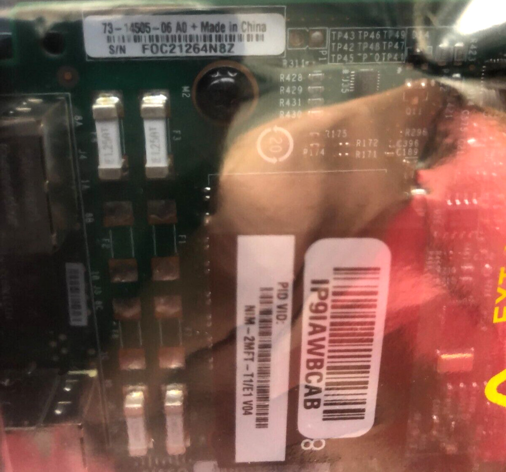 CISCO NIM-2MFT-T1/E1= / Network Interface Module (NIM) / BRAND NEW / OPEN BOX
