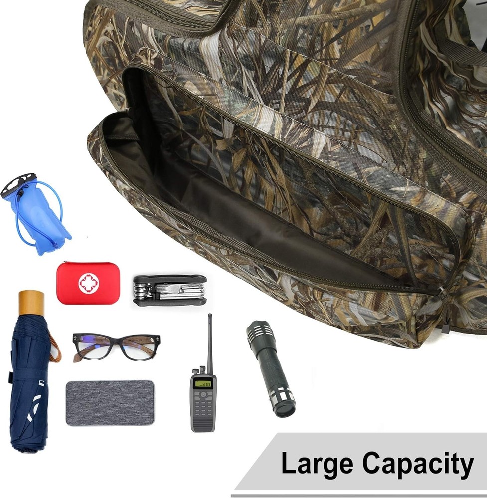Soft Crossbow Case,Camo Padded Archery Bow Carrier Bag with Backpack Straps for