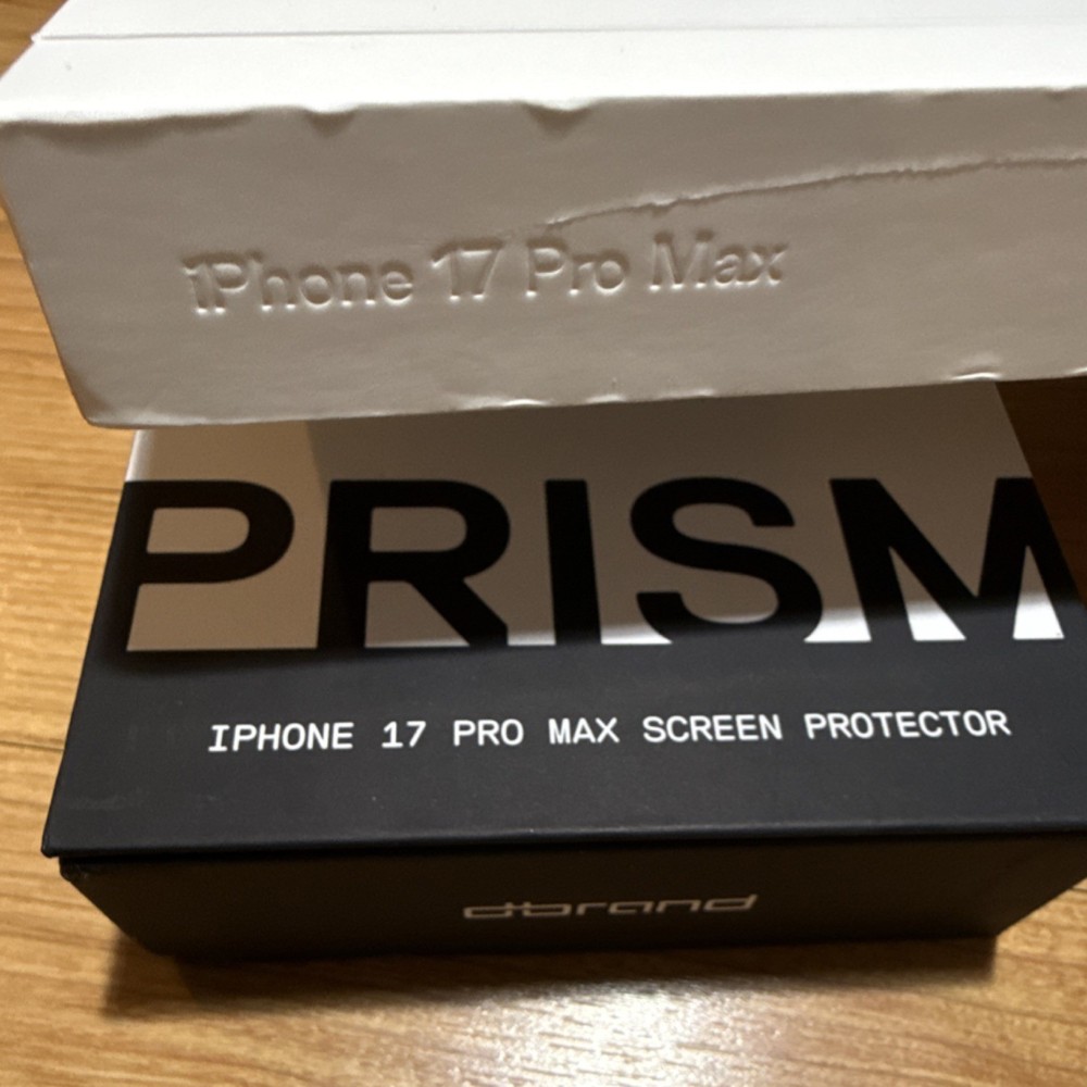 dbrand Prism 2.0 Screen Protector & Ghost CASE for iPhone 17 Pro Max
