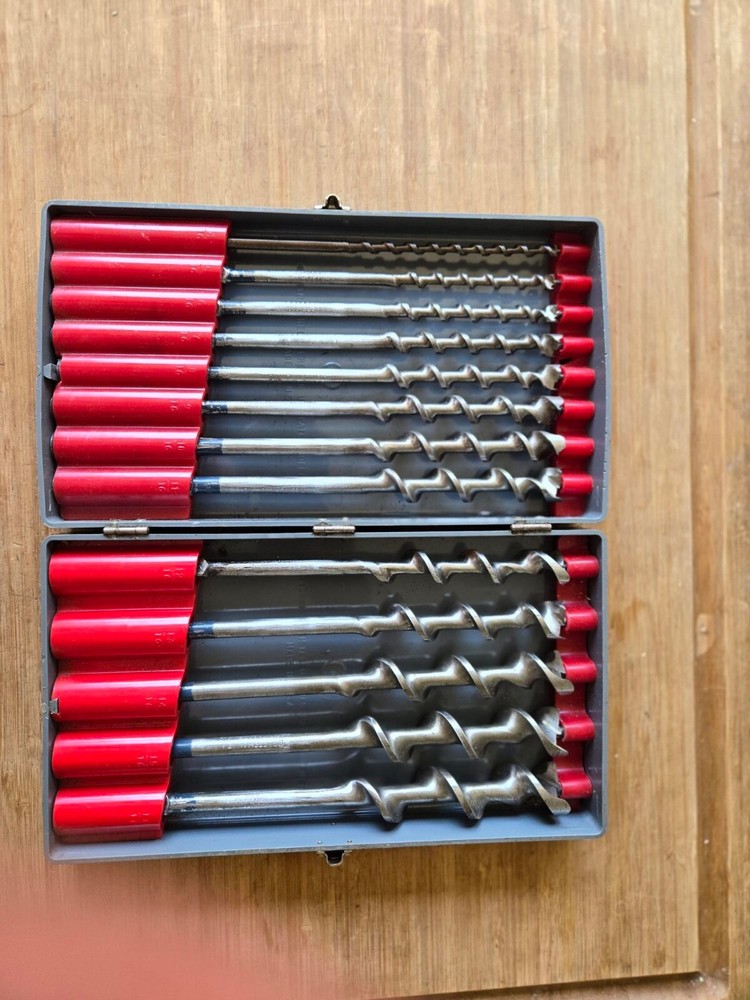 VINTAGE Craftsman Auger Bit Set 13pc Set