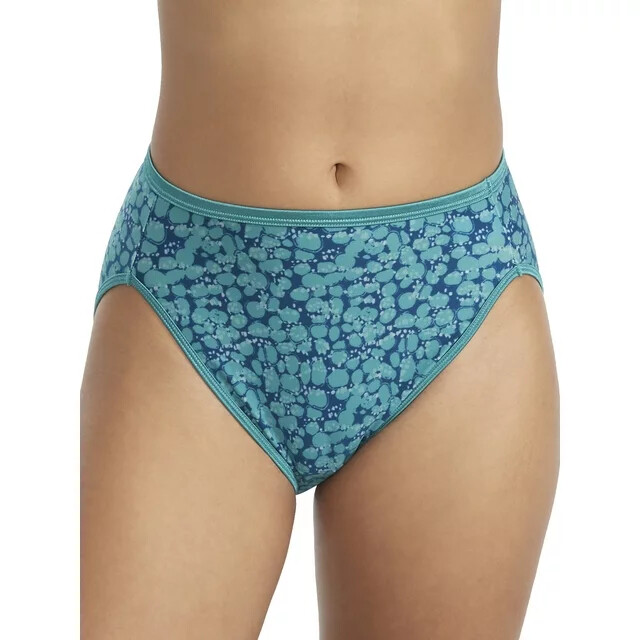 4 Pairs Vanity Fair Illumination Briefs HI-CUT Mixed PRINTS 13108 6 7 8 9 10