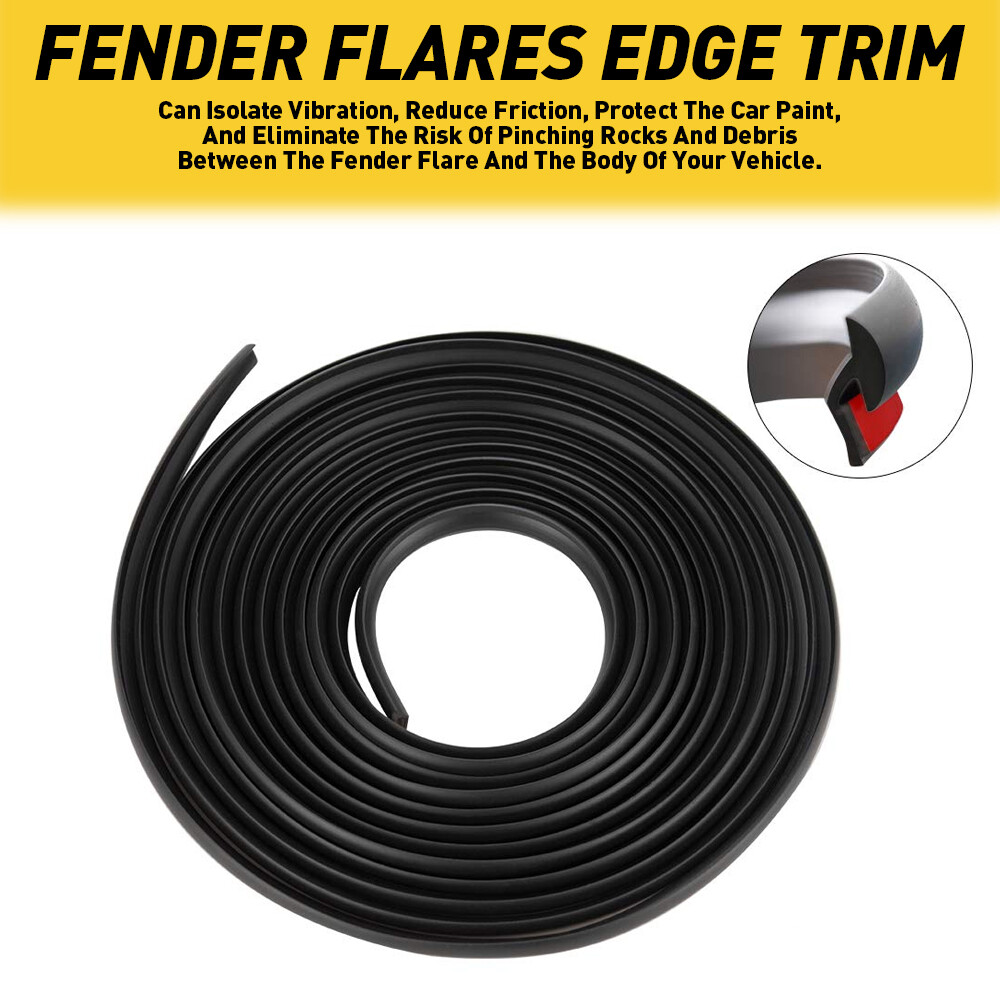 FENDER FLARE REPLACEMENT EDGE TRIM 9m Universal Flexible For Car Truck Wheel EOA