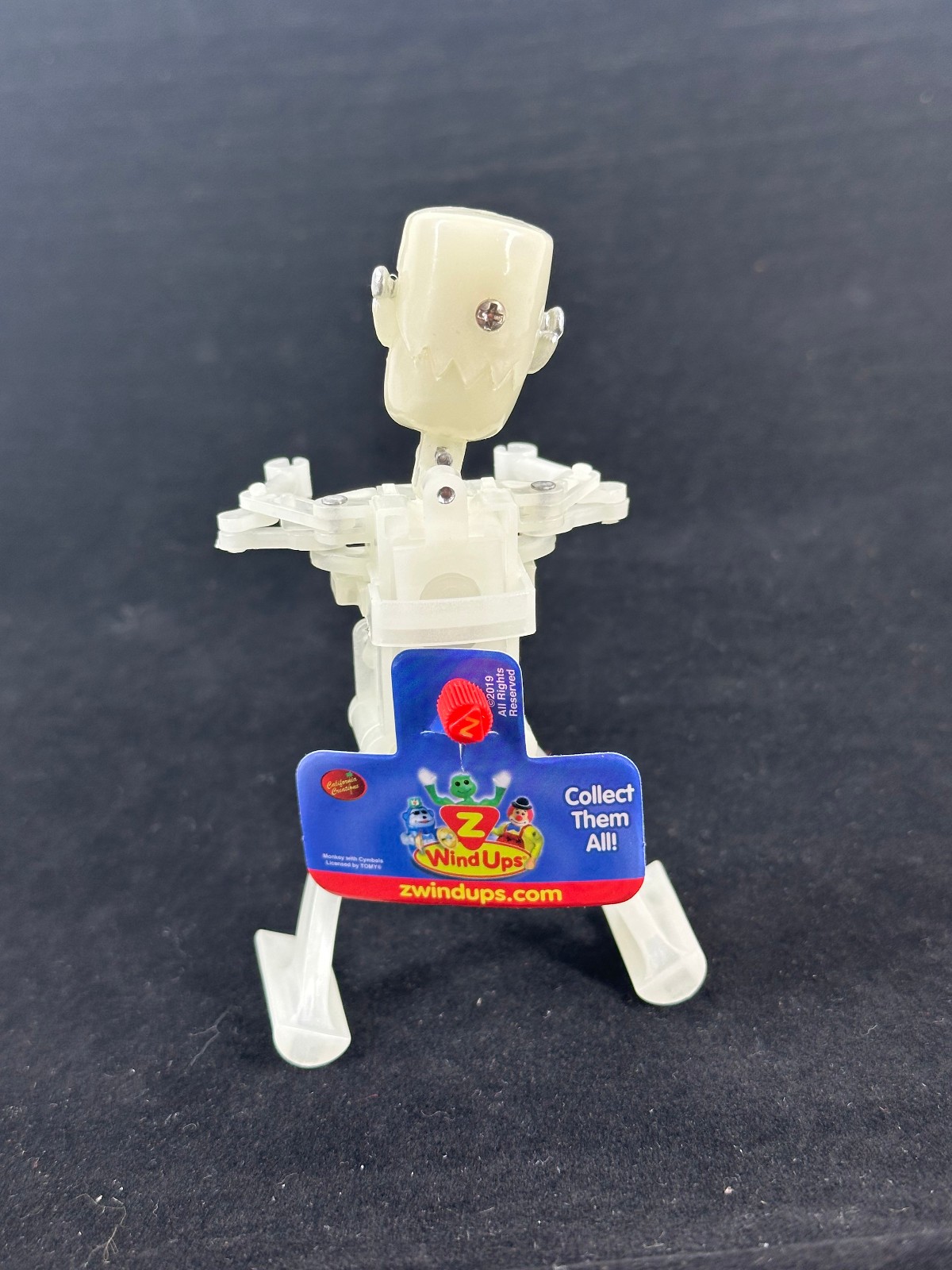 GLOW in the dark FRANKENSTEIN Noggin Bops Dancing Z-Wind-Up Toy TOMY