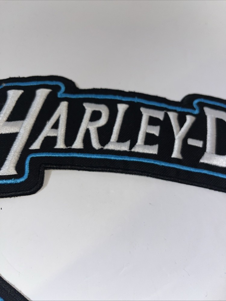Harley-Davidson Rocker Patch Set Harley Davidson & Motorcycles 12" Pair