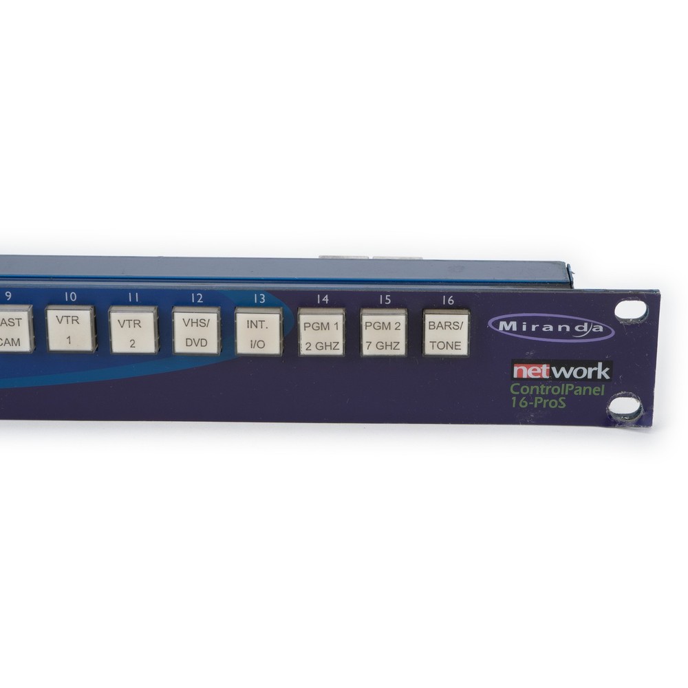 Miranda / VikinX Single Bus Control Panel 16-ProS NTW-P-16-ProS 002