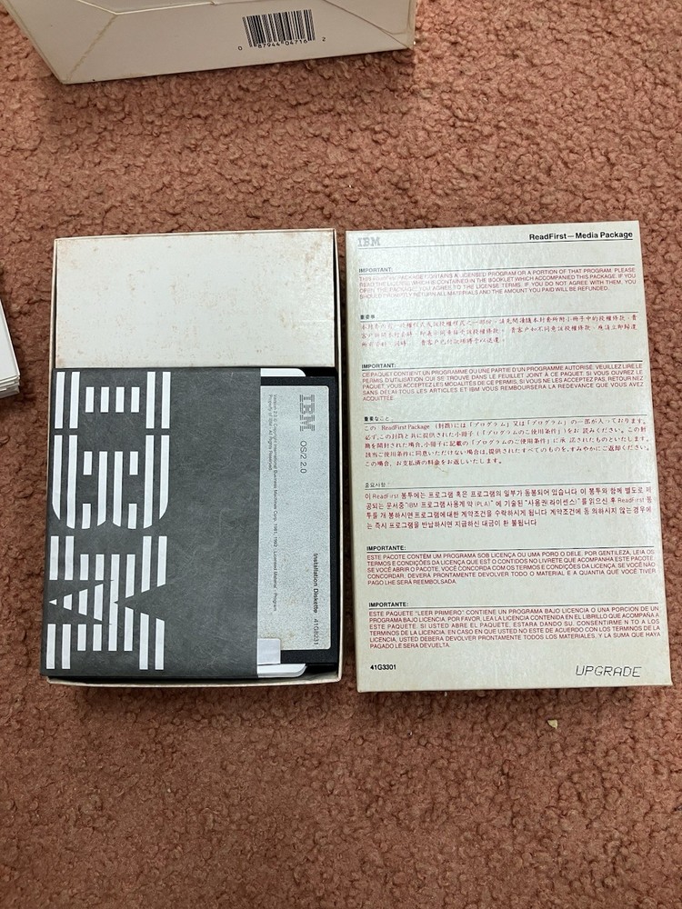 IBM OS/2 VERSION 2.0 WITH 5.25” DISKS