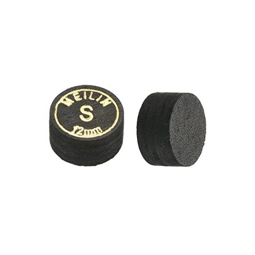 Pool Cue Tips, Multiple Layer Pool Billiard Cue Tips Laminated Glue 12mm Soft