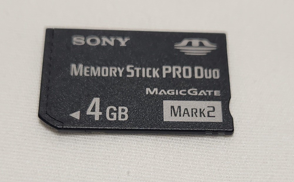Sony 4GB Memory Stick Pro Duo Magic Gate Memory card