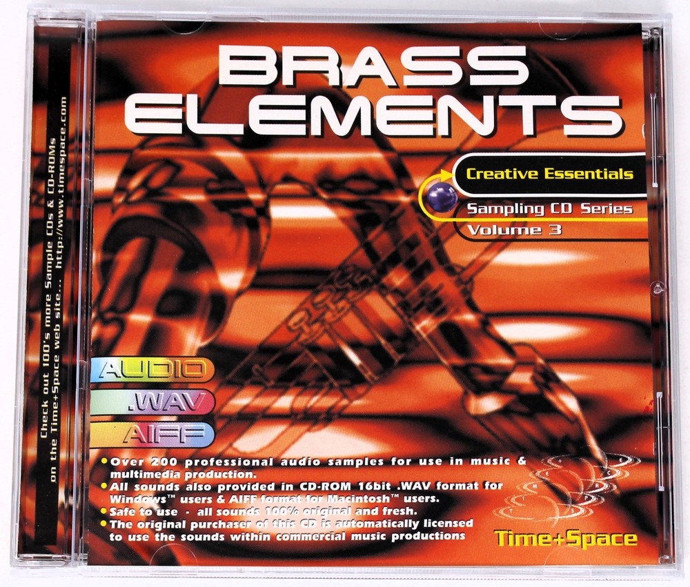 Zero-G Creative Essentials 3 Brass Elements Sample/Sound Library/Sampling CD