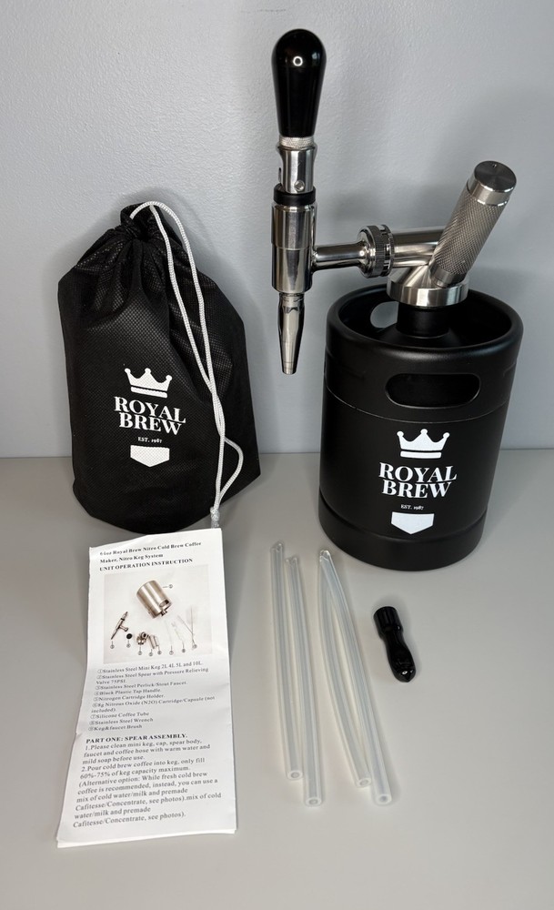 The Original Royal Brew Nitro Cold Brew Coffee Maker - Pre-Owned (READ)