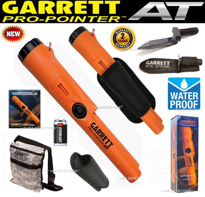 Garrett PROPOINTER AT WATERPROOF Pinpointer + Garrett EDGE Digger + Camo POUCH