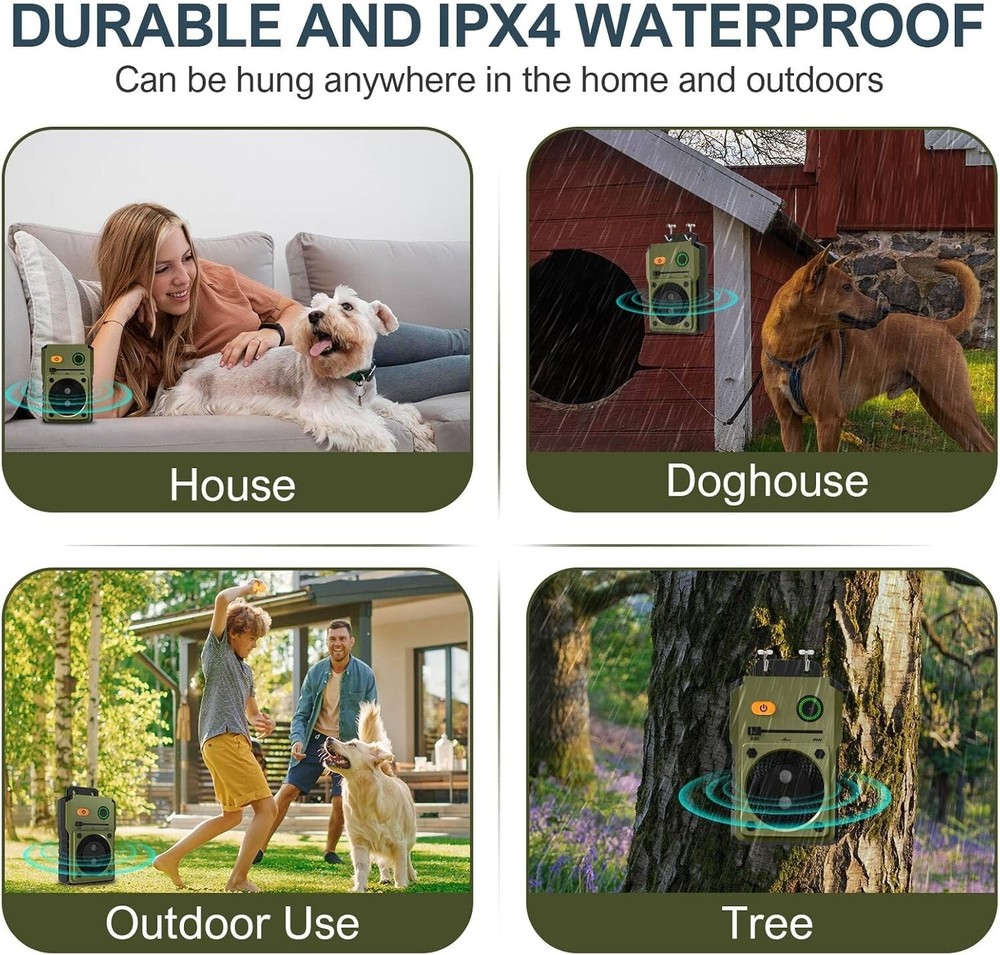 Automatic Ultrasonic Anti Barking Device 50FT