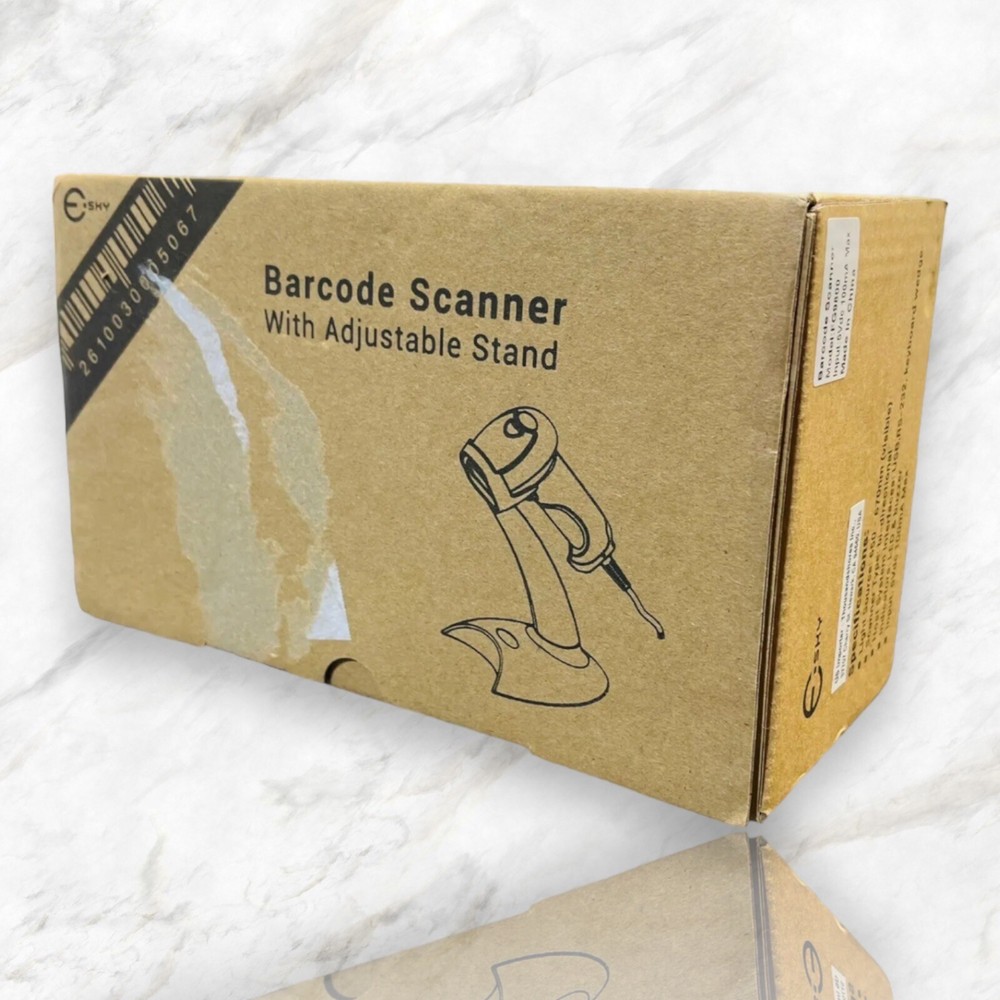 ESKY Laser Barcode Scanner with Adjustable Stand model FG9800