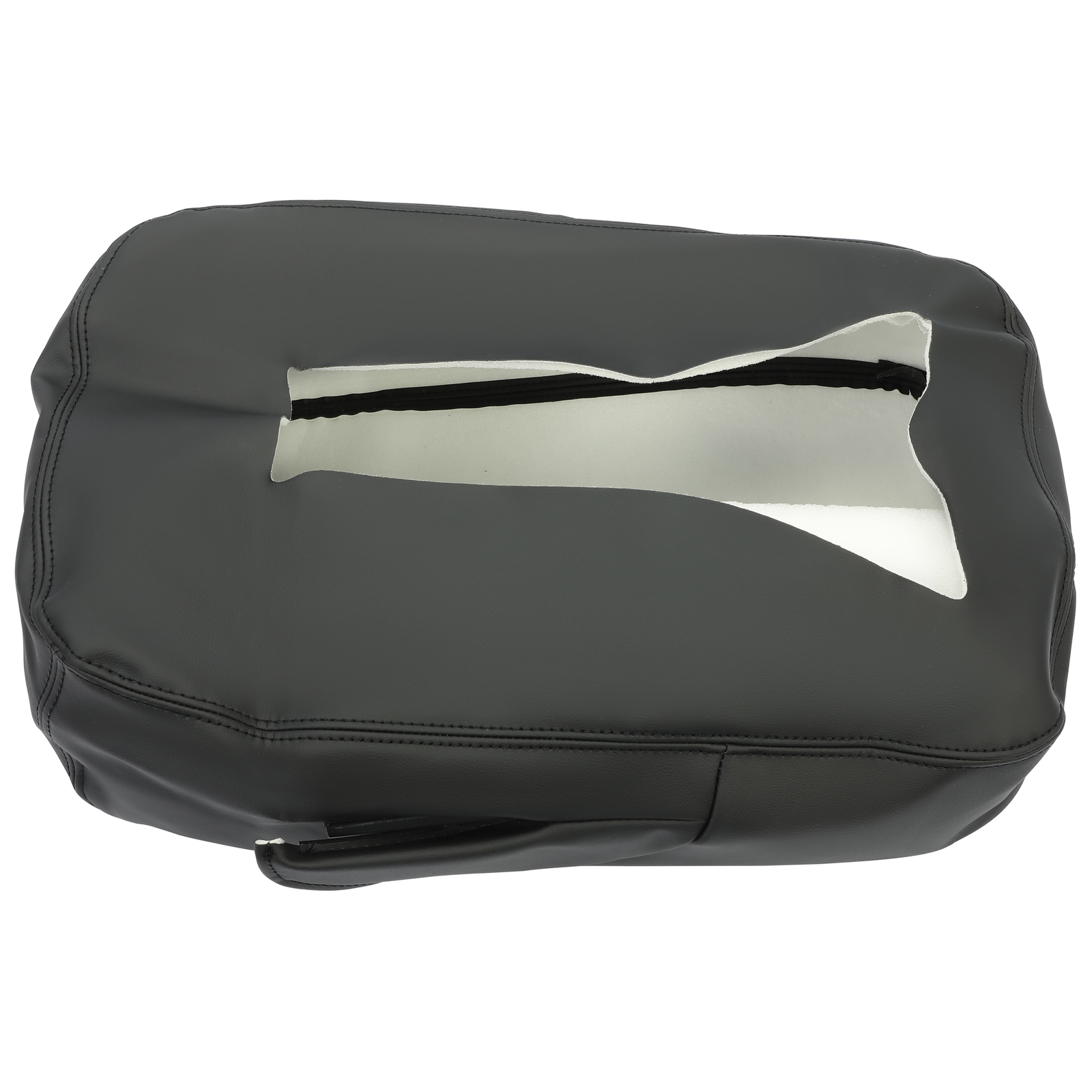 For 2007 08-14 Chevy Silverado 1500 2500 Leather Armrest Console Jump Seat Cover