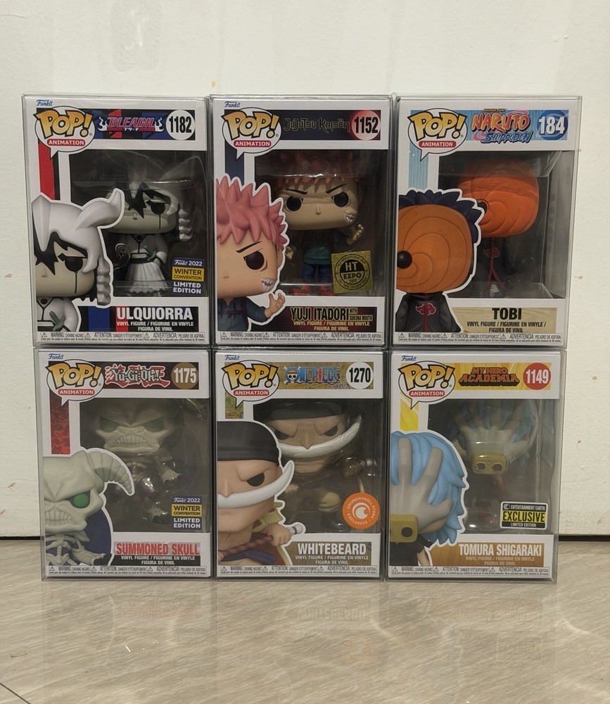 Funko POP! Anime Exclusive Lot/Bundle - with Protectors.