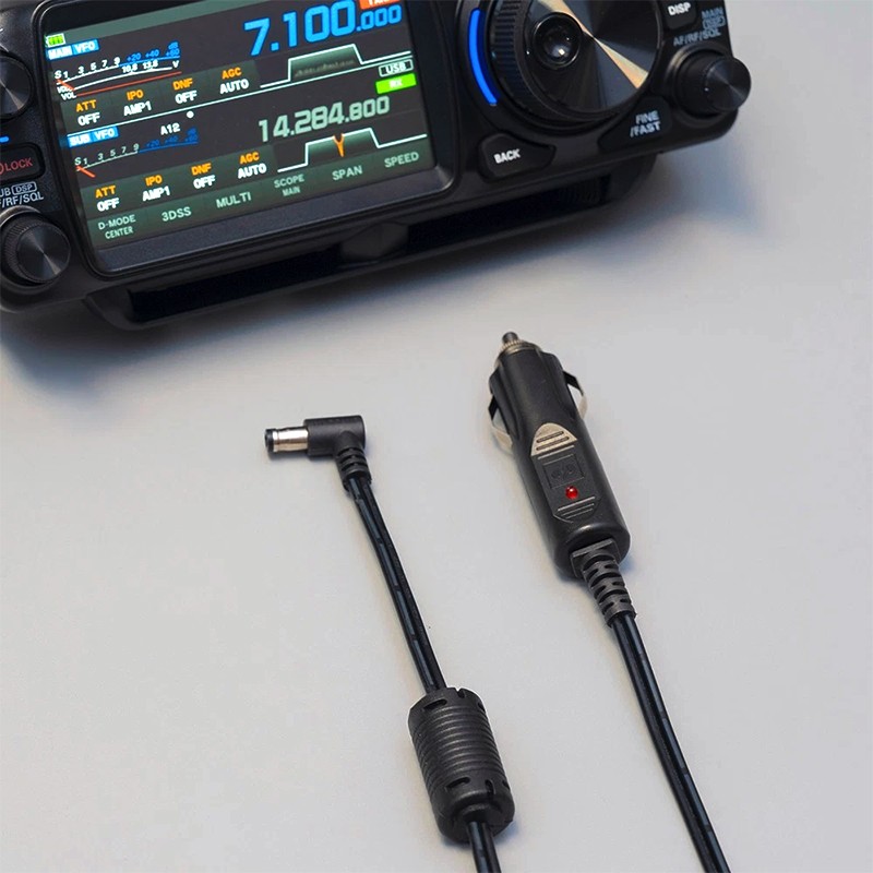 New Cigarette Lighter Adapter Power Cable for FTX-1F with Ferrite Core 18AWG 5ft