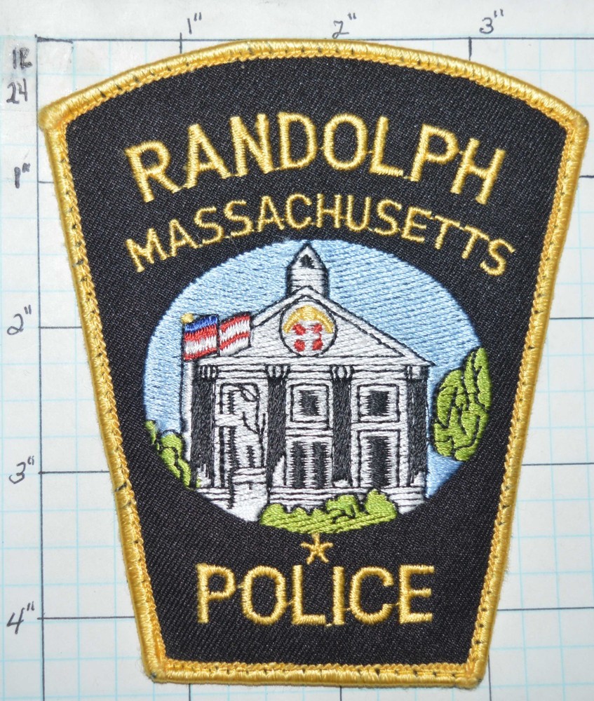 MASSACHUSETTS, RANDOLPH POLICE DEPT USED PATCH