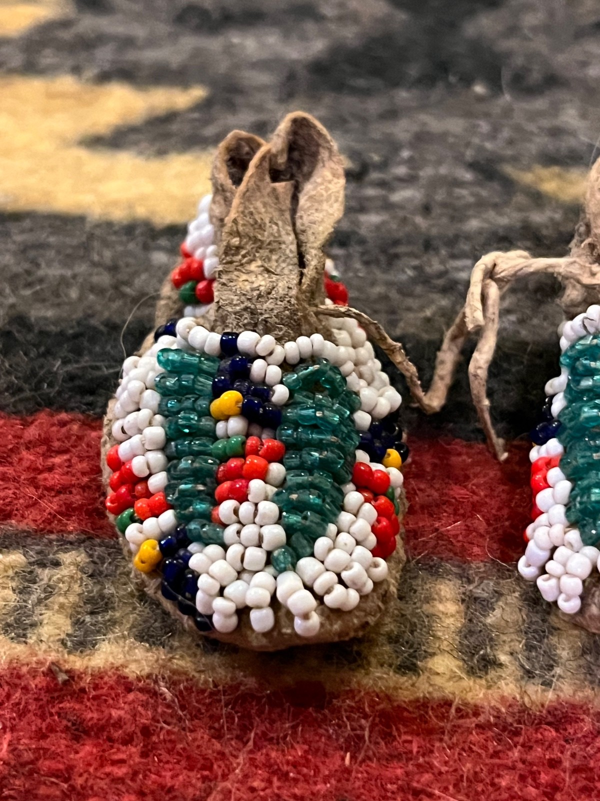 Old Beaded Baby Moccasins