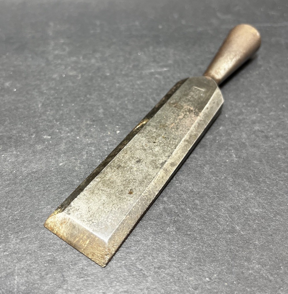 Vintage T.H. Witherby Winstead Edge Works 1" Beveled Edge Socket Chisel - USA