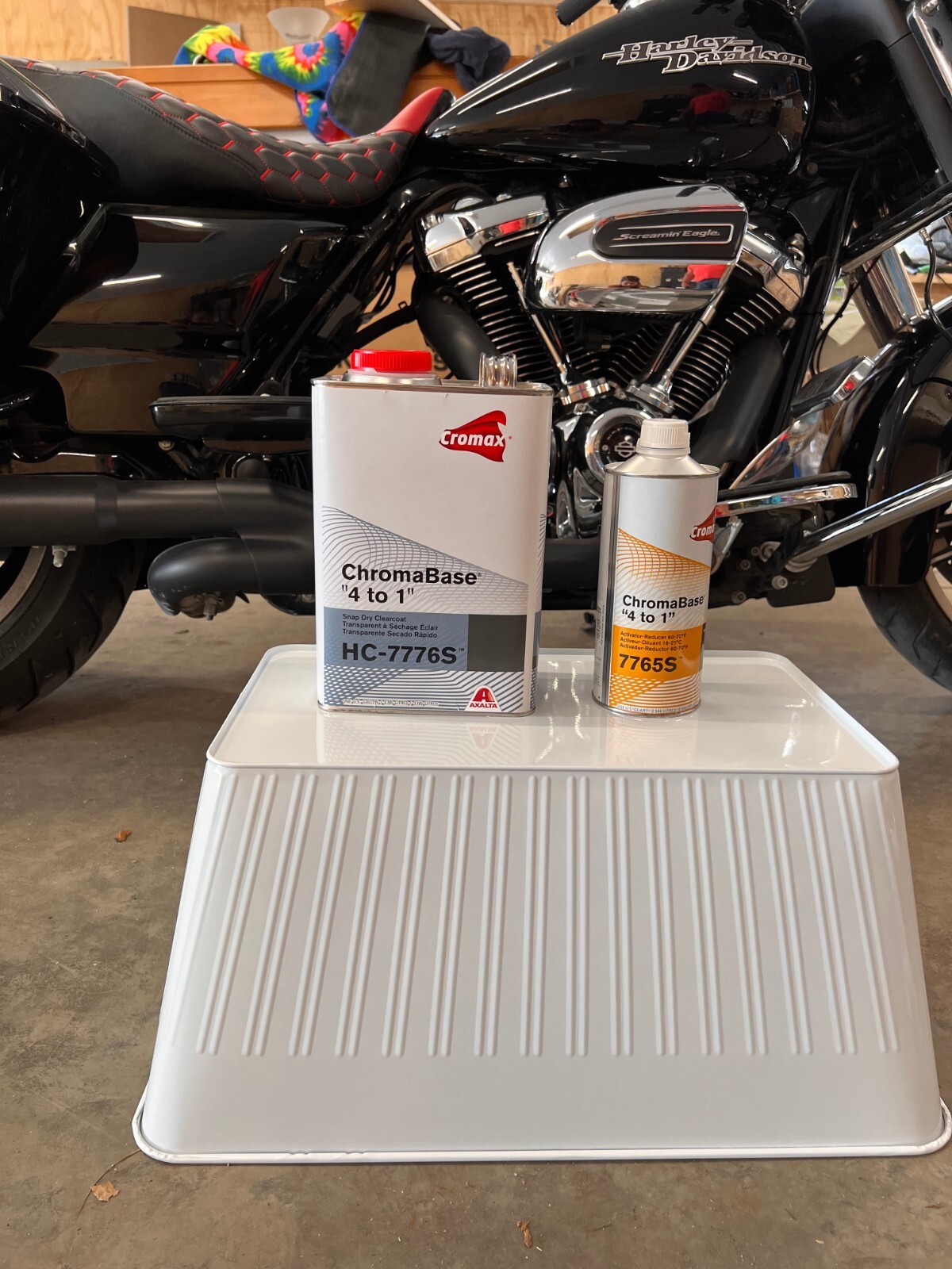 Cromax ChromaBase 4 to 1 HC-7776S Snap Dry Clear Kit Recommended 60-70 degrees