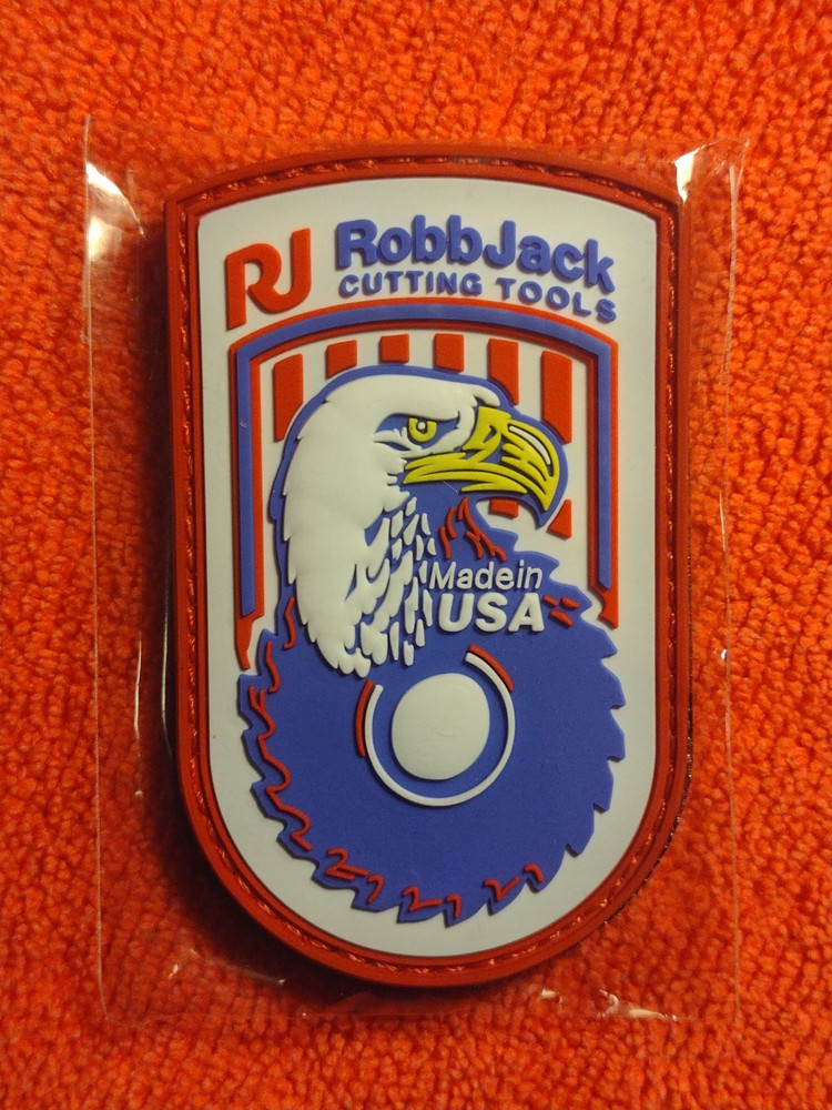 RobbJack CUTTING TOOLS Tactical Morale Patch SHOT-SHOW 2025 PVC hook&loop NIP