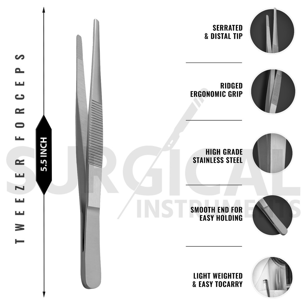 4 Pcs First Aid Paramedic Tools Set Kit For Nurses Surgical Instruments ( Red )