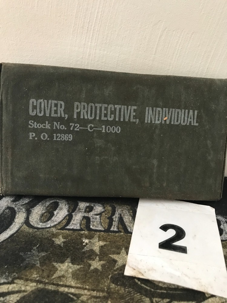 Army surplus gas protecting poncho