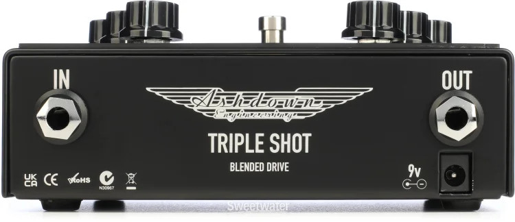 Ashdown Triple Shot Multi-Band Blendable Overdrive Pedal