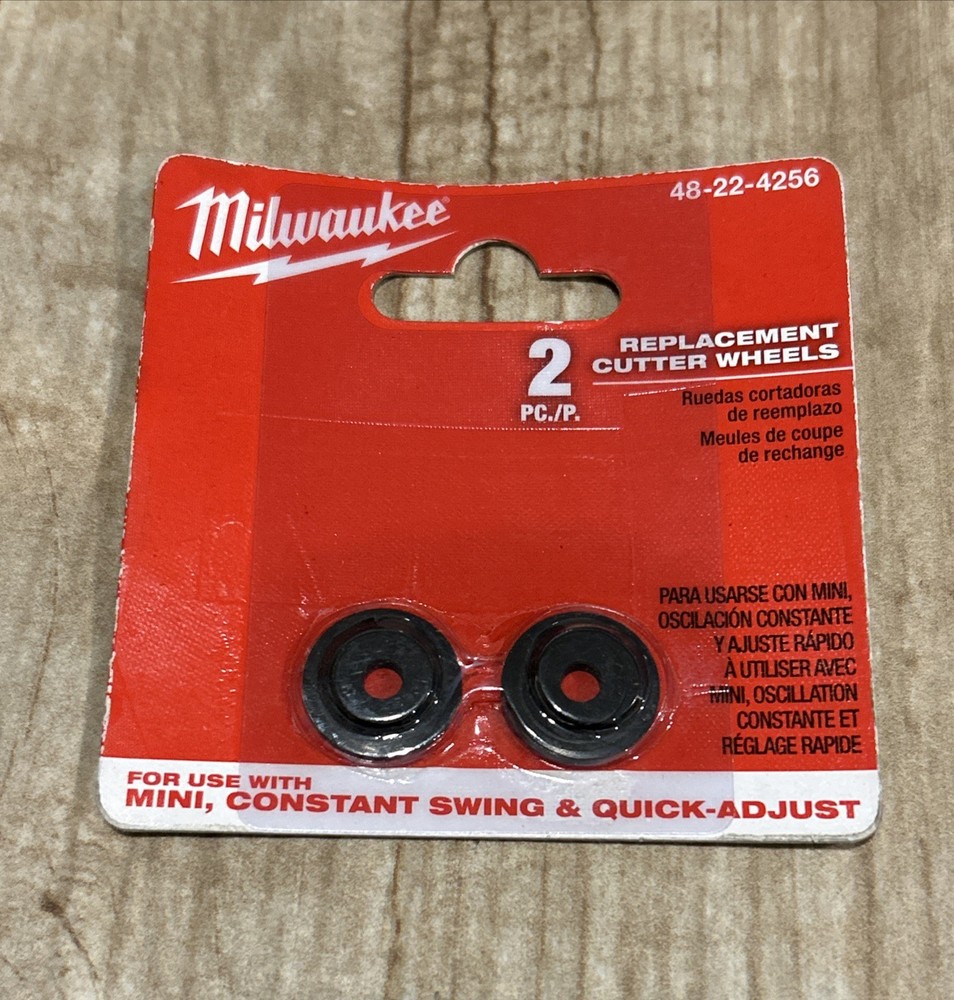 Milwaukee 48-22-4256 2 PC Replacement Cutter Wheels, New