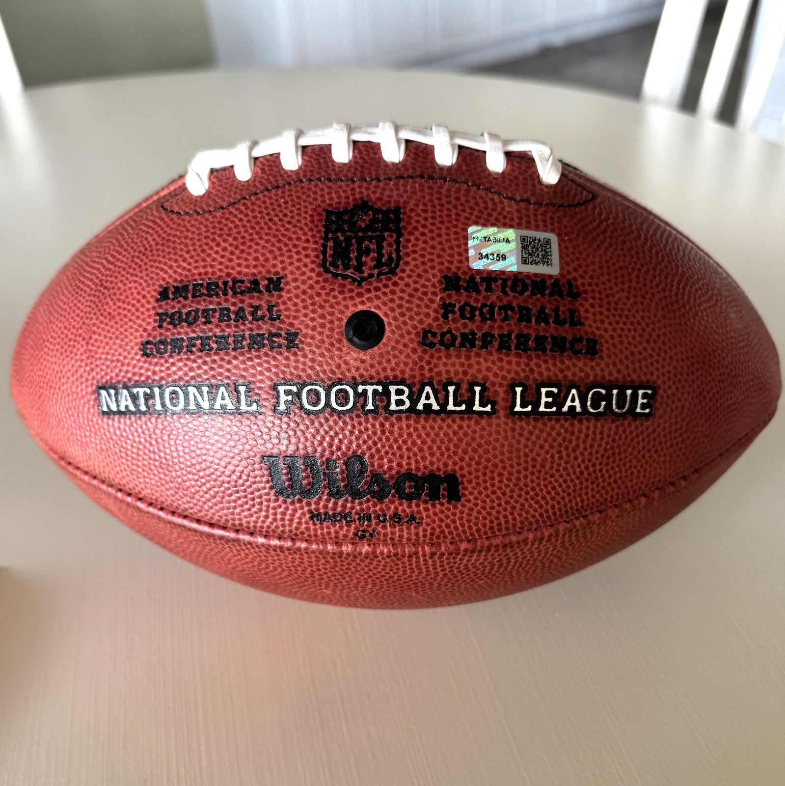 Mike Evans GAME USED💪Signed + Inscribed Ball Tampa Bay Buccaneers 24-25 Season