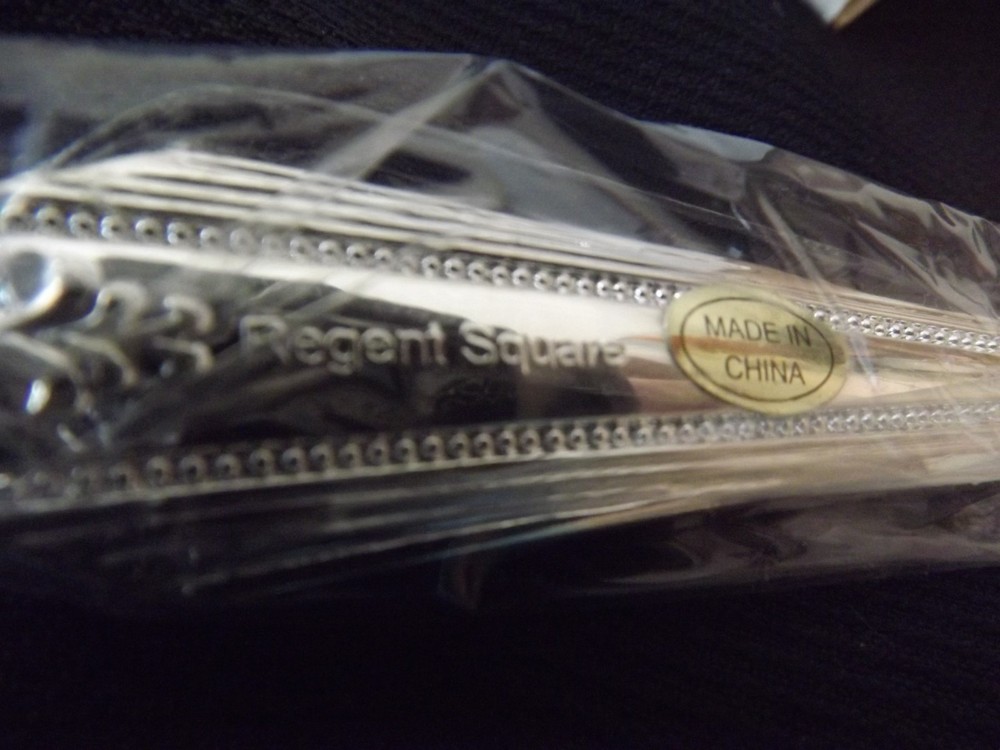 new 20pc SILVER PLATED FLATWARE SET 4-PLACE SETTINGS REGENT SQUARE 2 sets avail
