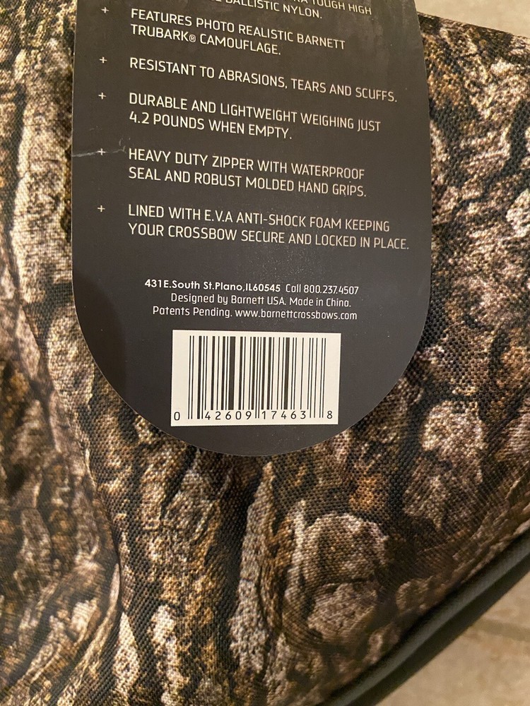 Barnett TruBark Compact Ballistic Case (NEW WITH TAGS) - See description please