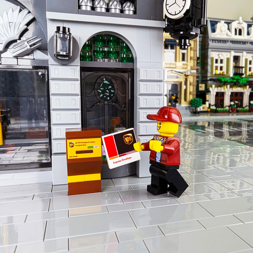 NEW - IPS Mail Envelope Pak - Custom Printed 2x2 Tile - Brick Office Accessory