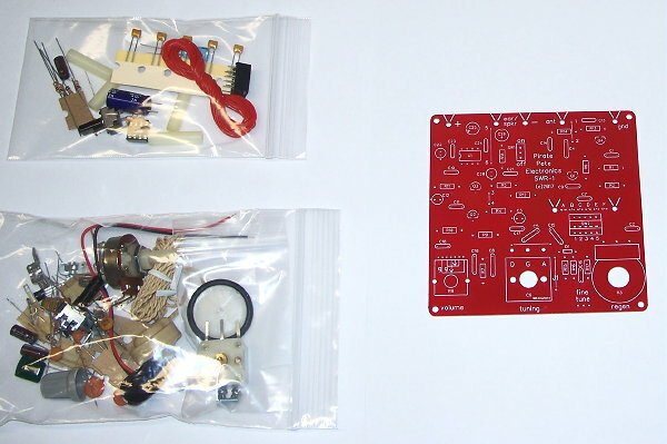 DELUXE radio shack science fair p-box transistor shortwave receiver UNBUILT kit