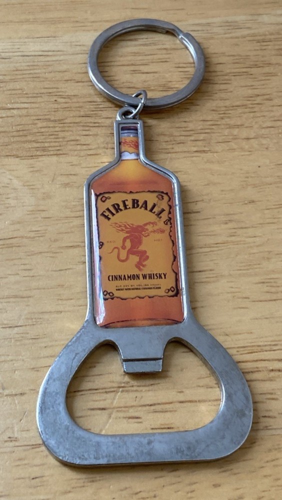 Fireball Cinnamon Whisky Opener Keychain